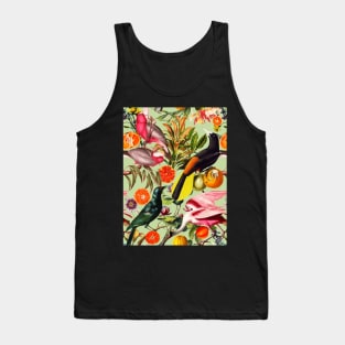 Floral and Birds XXXVII Tank Top